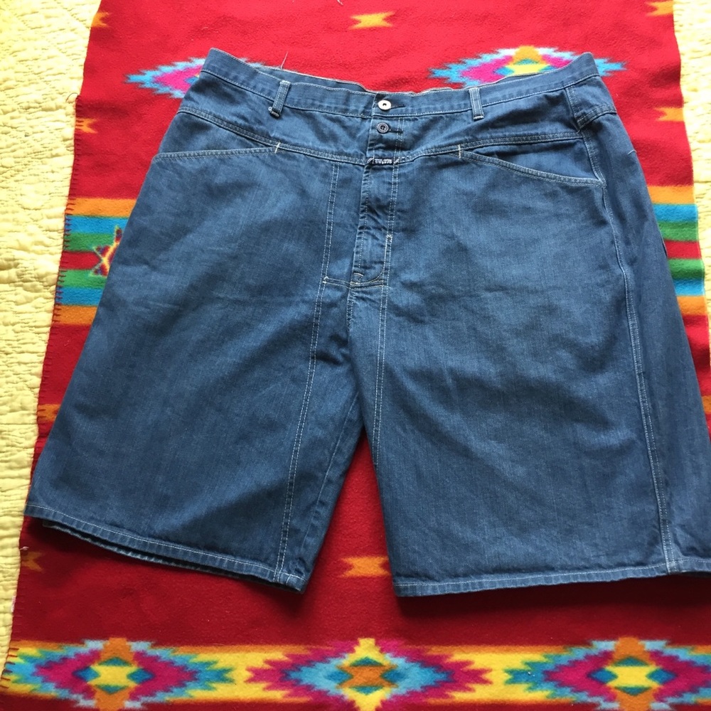 Marithe Francois Girbaud Blue Brand X Shorts Sz 44